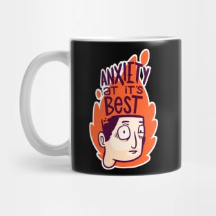 Anxiety at its best (Dark Tee) Mug